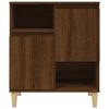 vidaXL Sideboard Brown Oak Engineered Wood Medium Sideboard