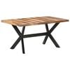 vidaXL Dining Table Honey finish