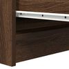 vidaXL Sideboard Brown Oak Engineered Wood 39.4 x 13.8 x 39.0 in