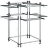 vidaXL Laundry Drying Rack 42.1"x42.1"x47.2" Aluminum