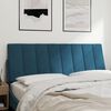 vidaXL Headboard Cushion Blue Velvet 55.1 in Adjustable Armrests