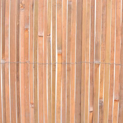 vidaXL Bamboo Fence 39.4"x157.5"