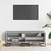 vidaXL TV Cabinet Gray Sonoma Engineered Wood Medium Modern TV Cabinet