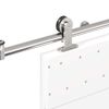 vidaXL Sliding Door Hardware Kit 78.7 " Stainless Steel Silver