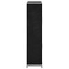 Fabric Shoe Cabinet with Cover 23" x 11" x 42" Black