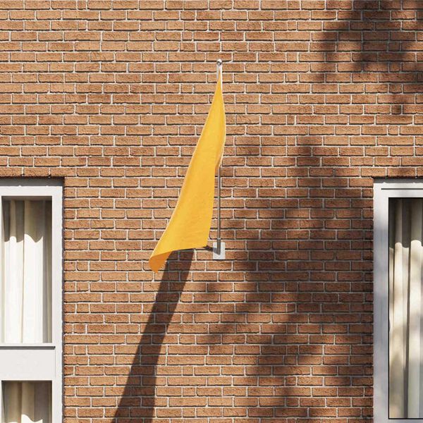 vidaXL Flag Pole Holder Silver 10.5 x 7.5 cm Steel