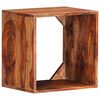vidaXL Wall Cube Shelf Brown 15.75 x 11.81 x 15.75 in