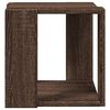 vidaXL Coffee Table Brown Oak Engineered Wood 12.6 in x 12.6 in x 11.8 in