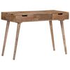 vidaXL Dressing Table Natural Mango Wood Solid Mango Wood, Engineered Wood