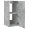 vidaXL TV Wall Cabinet Concrete Grey Engineered Wood TV Wall Cabinet
