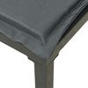 vidaXL Garden Lounge Set Black and Gray