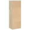 vidaXL Bookcase Sonoma Oak Engineered Wood Medium Bookcase Rectangular