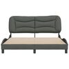 vidaXL Bed Frame Dark Grey