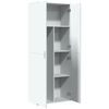 vidaXL Highboard White 27.6"x13.8"x70.9" Engineered Wood