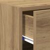 vidaXL Sideboard with Drawer Artisan Oak 19.69 x 16.73 x 36.61 in