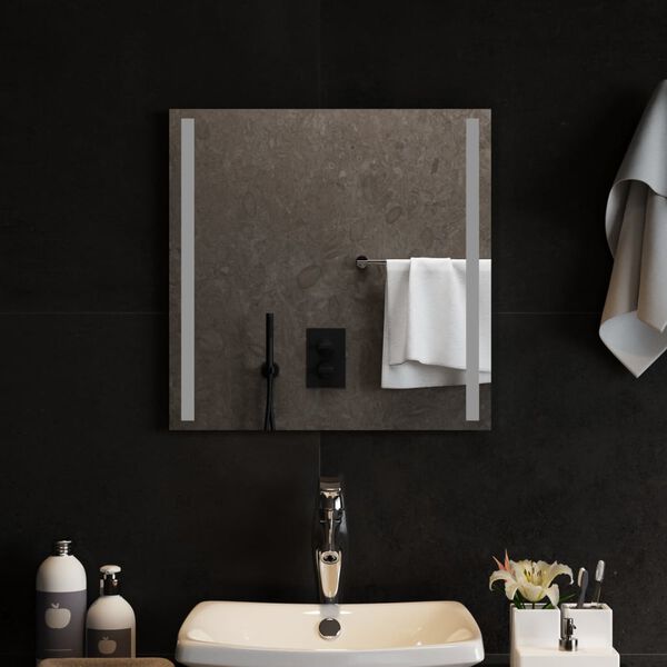 vidaXL LED Bathroom Mirror 19.7"x19.7"