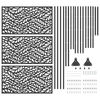 vidaXL Privacy Screen Black 39.37 x 19.69 x 70.87 in Steel