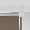 vidaXL Roller Blind Coffee 100% polyester 61 in wide, 68.9 in tall