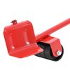 vidaXL Furniture Rollers 8 pcs with Lifters Red 3.9x3.0x1.2" 330.7 lb