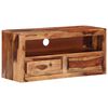 vidaXL TV Cabinet Natural Acacia Solid Acacia Wood Medium TV Cabinet
