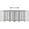 vidaXL Radiator Cover Concrete Grey 80.7x8.5x32.9" Engineered Wood