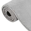 vidaXL Rug Grey 100% Polyester 63 x 91 in Rug Rectangular Modern