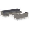 vidaXL Garden Lounge Set Grey, Anthracite