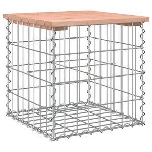 vidaXL Garden Bench Natural wood color, Silver