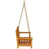 vidaXL Garden Swing Bench Brown 119 x 35 x 47cm Solid Acacia wood