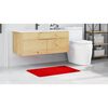 vidaXL Anti-slip Bath Mat Red 23.6" x 35.4" PP
