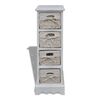 vidaXL Storage Rack White