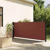 vidaXL Retractable Side Awning Brown