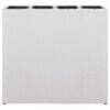 vidaXL Raised Bed White Poly rattan and plastic Large Planters