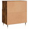 vidaXL Sideboard Smoked Oak Engineered wood, iron Standard Sideboard