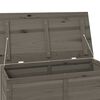 vidaXL Cushion Box Anthracite Solid fir wood 39.4 x 19.7 x 22.0 in