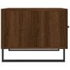 vidaXL Coffee Table Brown Oak Engineered Wood, Iron Compact Coffee Table