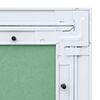 vidaXL Access Panel White 11.8"x 11.8" Aluminium and Plasterboard