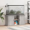vidaXL Aquarium Stand Grey Sonoma Engineered Wood 47.6 x 16.1 x 22.8 in