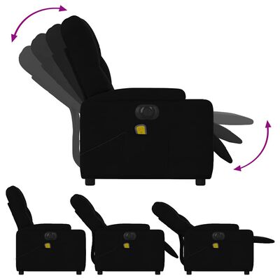 Sequence showing multiple recliner positions with rotation arrows