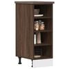 vidaXL Bottom Cabinet Brown oak Engineered wood 30x44.5x81.5 cm