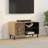 vidaXL TV Cabinet Brown Solid mango wood, iron TV Stand Rectangular