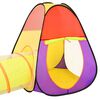 vidaXL Play Tent Multicolor Polyester, Steel, Polyethylene Large