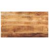 vidaXL Table Top 47.2"x27.6"x1.5" Rectangular Solid Wood Rough Mango