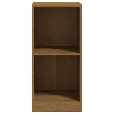 vidaXL Side Cabinet Honey Brown 14"x13.2"x29.9" Solid Wood Pine