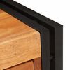 vidaXL End Table 11.81 x 11.81 x 15.75 in Solid Acacia Wood