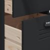 vidaXL Highboard Black