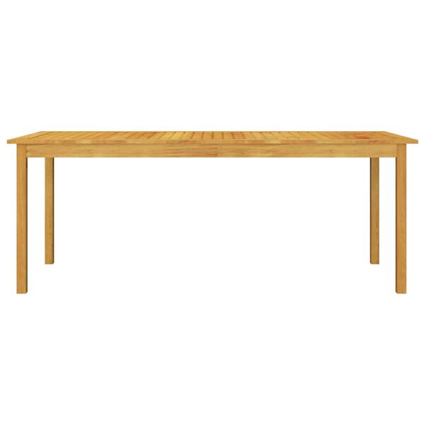 vidaXL Dining Set Brown table, cream white cushions