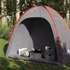 vidaXL Storage Tent Gray and Orange Waterproof