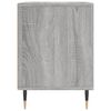 vidaXL Bedside Cabinet Set of 2 Grey Sonoma Engineered wood, metal