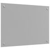 vidaXL Kitchen Backsplash Light grey 27.56 x 19.69 x 0.24 in